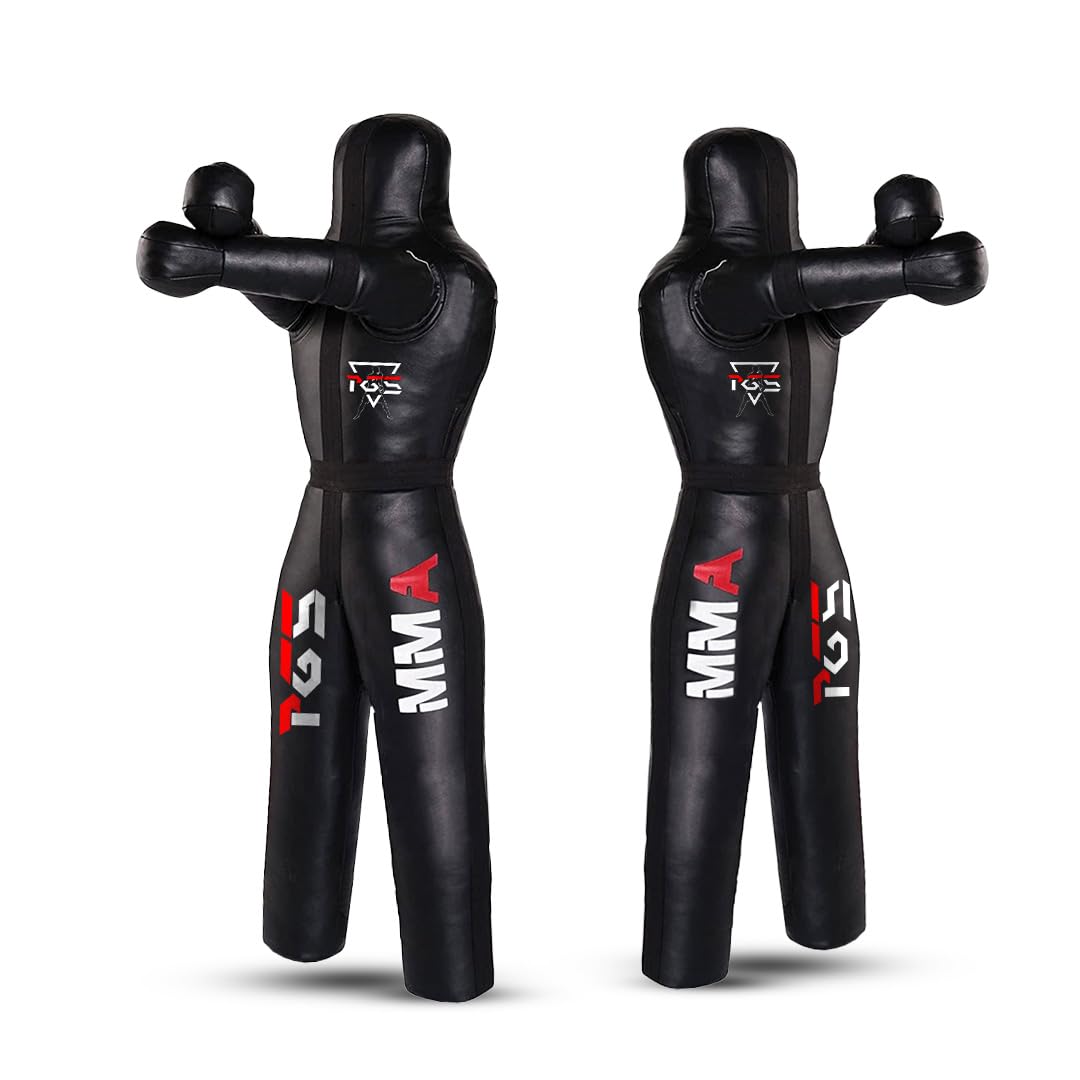PGS - Heavy-Duty Grappling Dummy for Martial Arts Training — Jiu Jitsu/BJJ/MMA Wrestling Practice Dummy — UNFILLED Custom-Weight Design (6FT - 70")