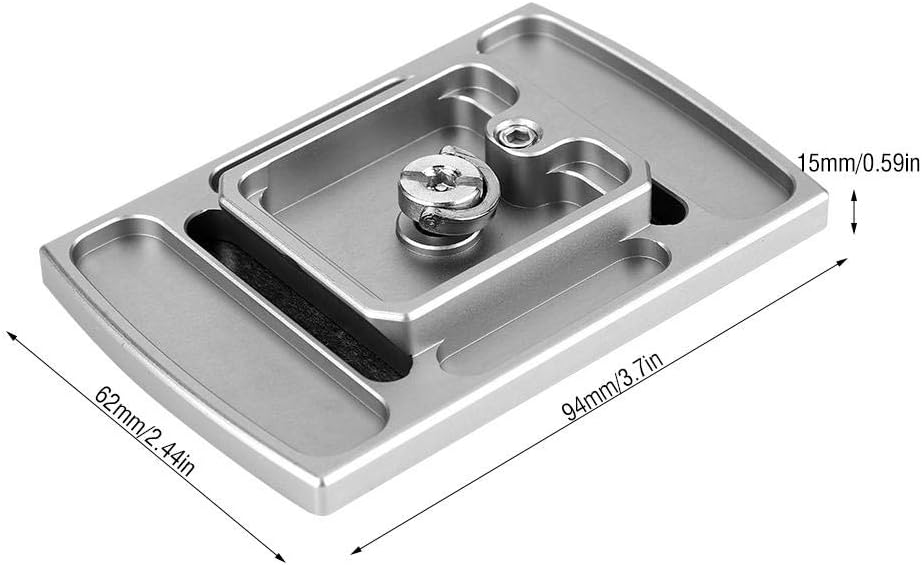 Archuu TH-650DV 1/4 Inch TH-650, VD-2200, NTP-650, -2000 Mini Tripod Plate,Aluminum Alloy DSLR Camera Mounting Screw