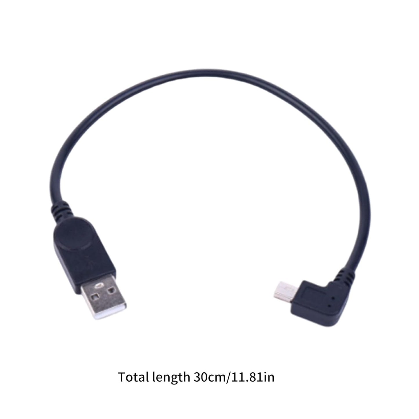 KADSXIYA 30cm 5Pin MP3 USB to Right Angled USB Power Charging Cable Data Transfer Wire Line for Digital Cameras