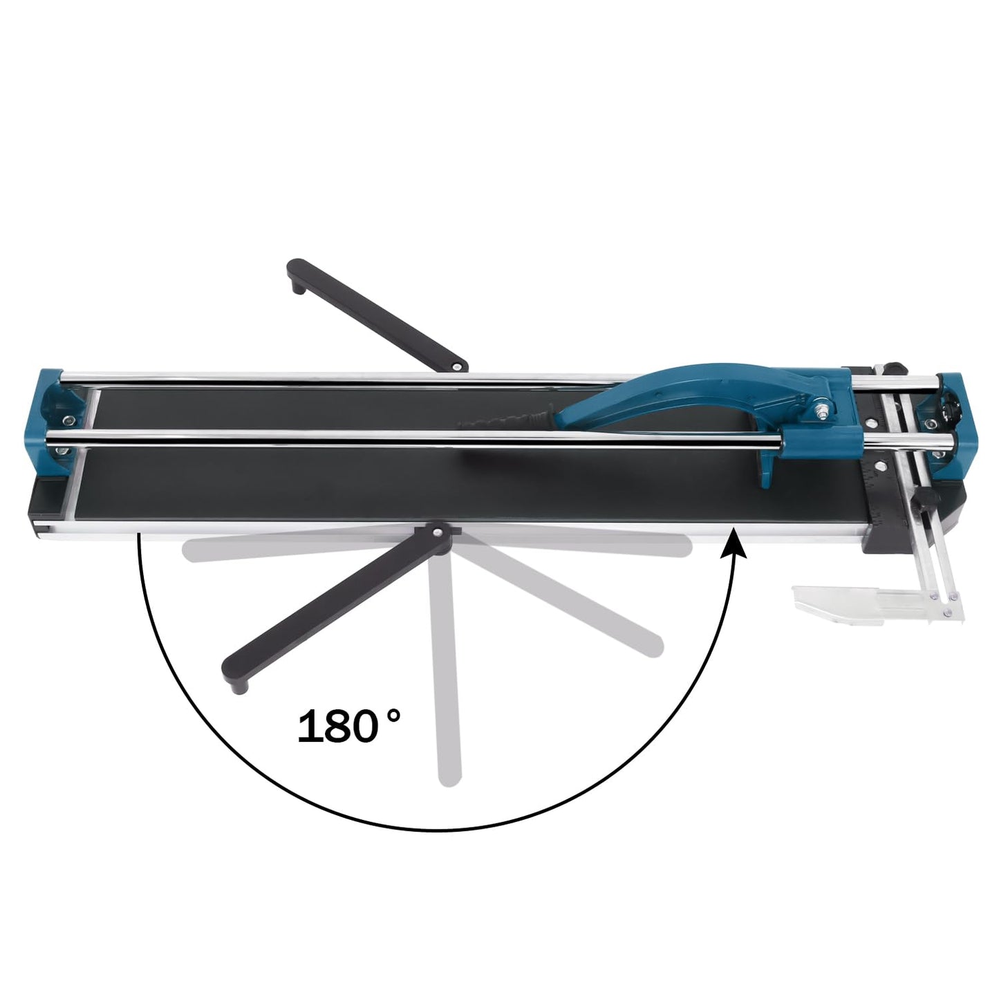 48-Inch Manual Tile Cutter, Laser Guided Precision, Tungsten Carbide Cutting Wheel, Ideal for Porcelain and Ceramic Tiles, Durable All-Steel Construction, Tile Cutting Machine