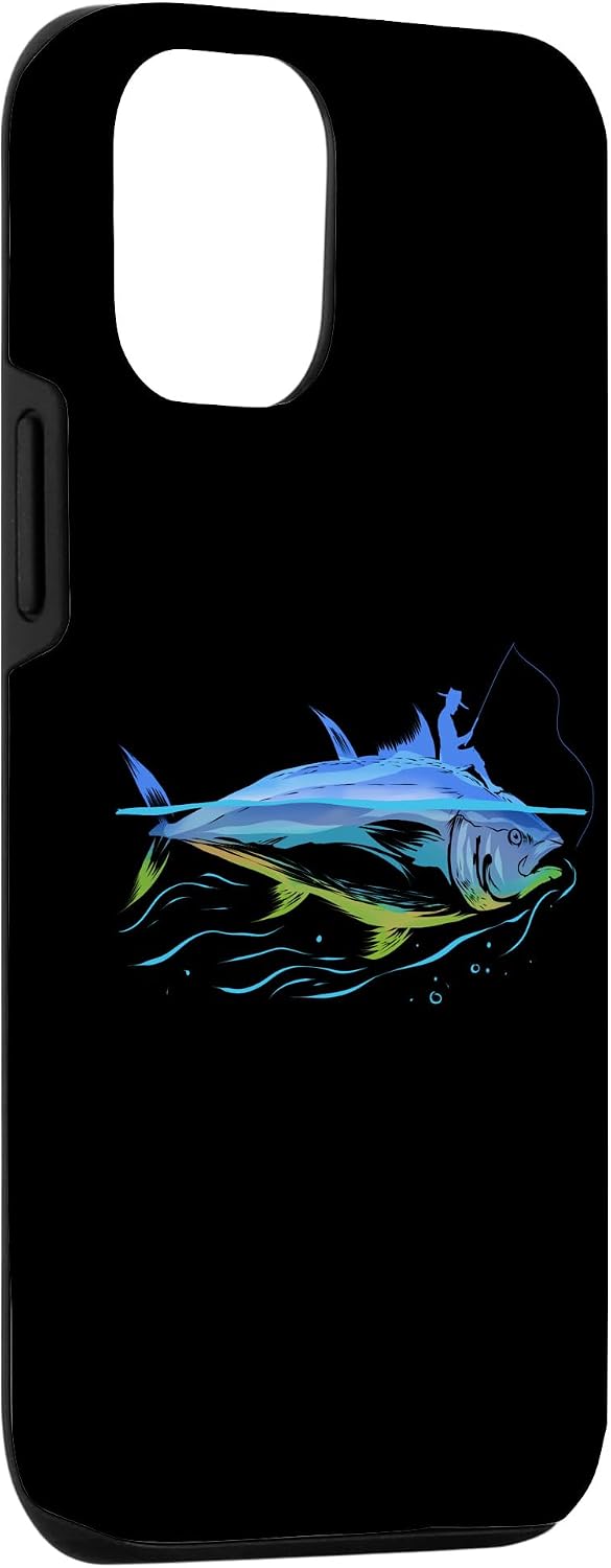 Angler Tuna Fishing Store 12/12 Ocean Fishing Tuna Fish Gift for Angler and Fisher Case for iPhone Pro