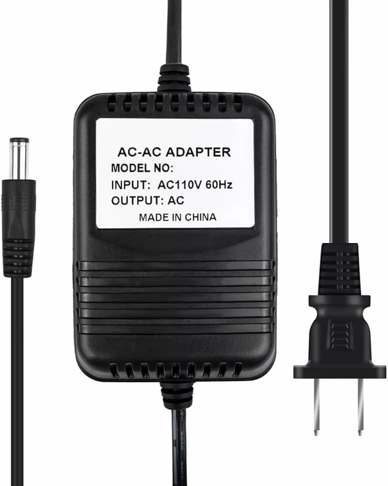Musstad 9V MMT-8 AC-AC Adapter for Alesis (Black) Recorder Replacement Power Supply