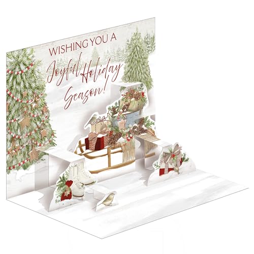 Lang, Snow and Cocoa by Nicole Tamarin Pop-up Christmas Cards