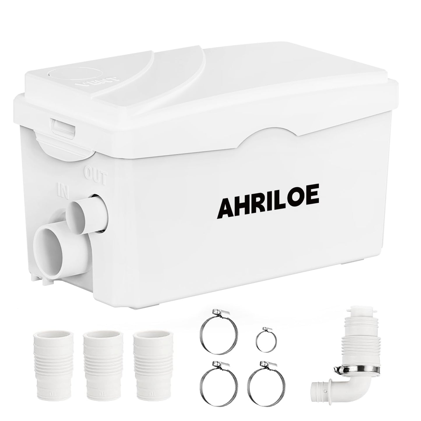 450W Sink Pump with 3 Inlets/1 Outlets, Macerator Pump(Not for Toilet)