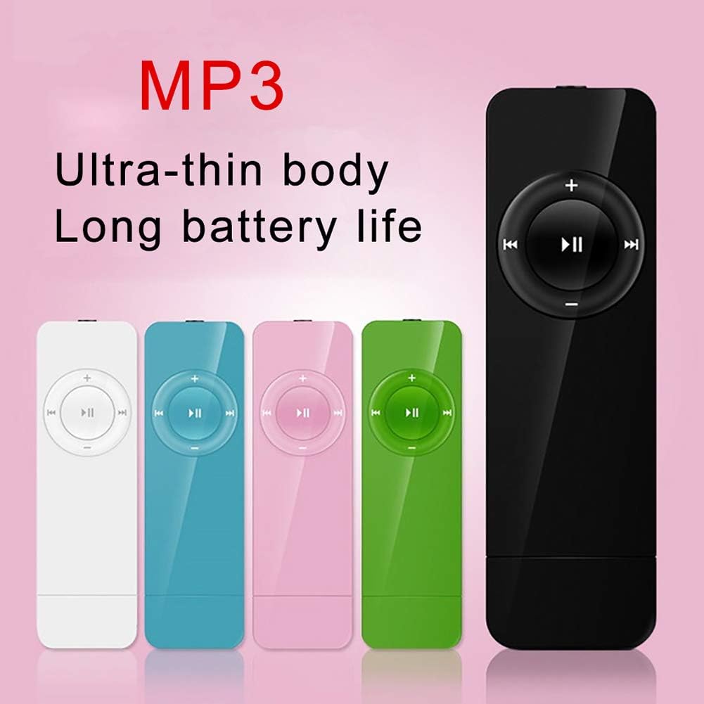 aqxreight MP3 MP3 Portable USB Sport U Disk Music Player Ultra Thin Design Lightweight Music Media Player for Workouts