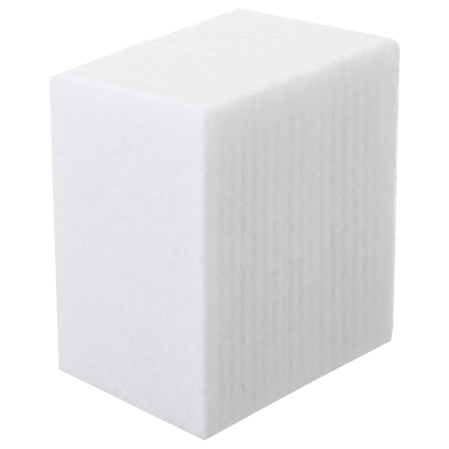 20 Pieces White Scrubbing Pad Non Scratch Scouring Pads Non Woven Scouring Sponge Multipurpose Abrasive Multi Surface Scrubber for Cleaning Polishing(4.5 x 9.8 Inch)