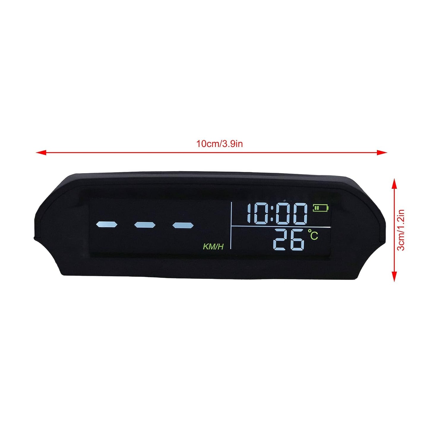 Solar-Powered Multifunctional Vehicle Speedometer HUD Display