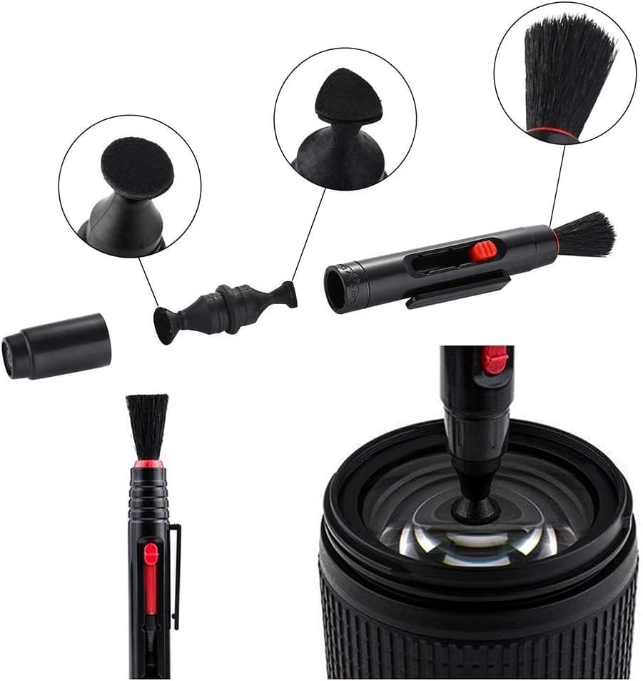 LQMBABY Camera Lens Cleaning Kit, Professional DSLR Lens Cleaning Tool with Waterproof Storage Bag, Air Dust Blower