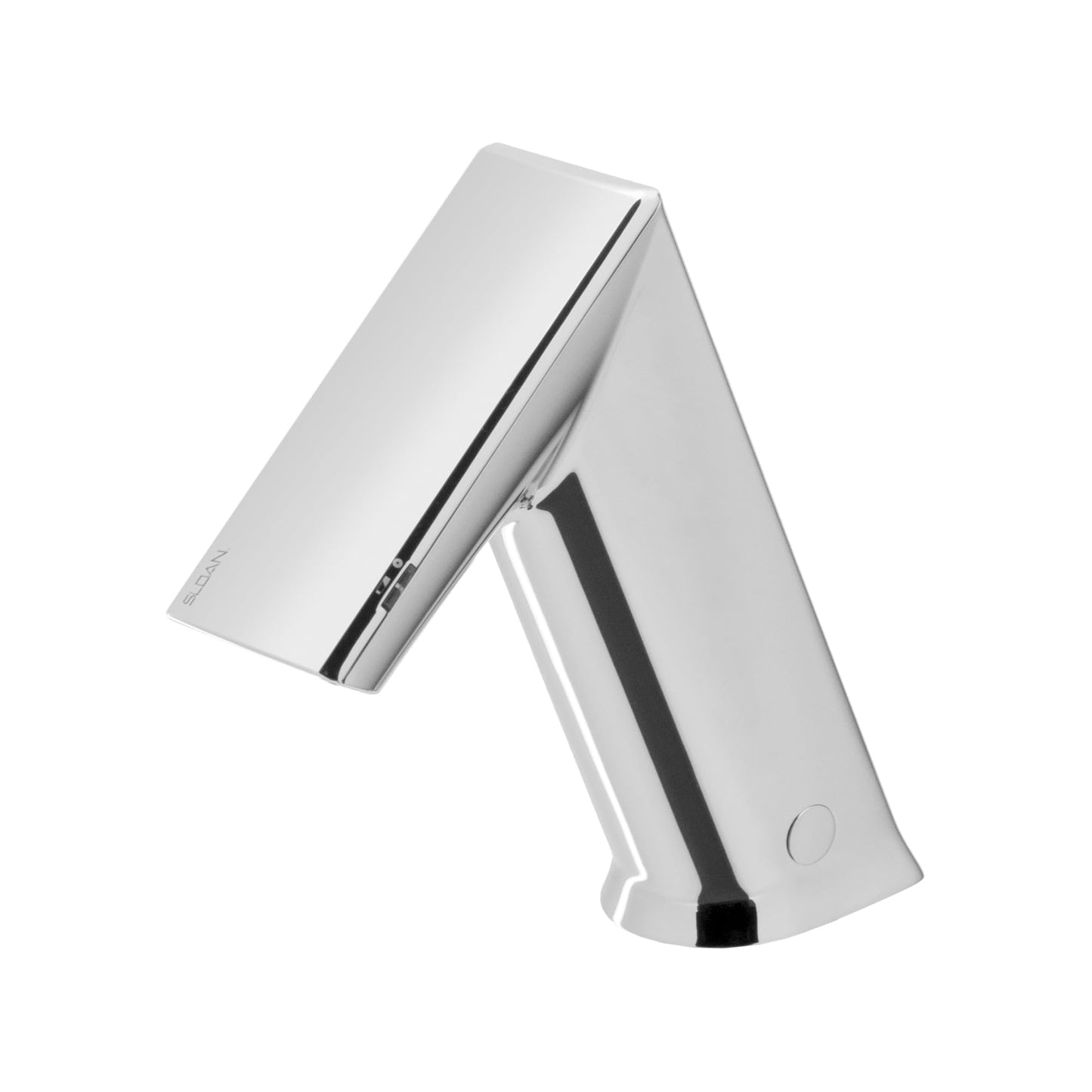 Sloan BASYS EFX-250 Sensor Activated Touch-Free Faucet, Commercial Grade w/Mounting Hardware & Back-Check Tee - 0.5 GPM Battery-Powered Deck-Mounted Mid Body, Polished Chrome Finish, 3324005