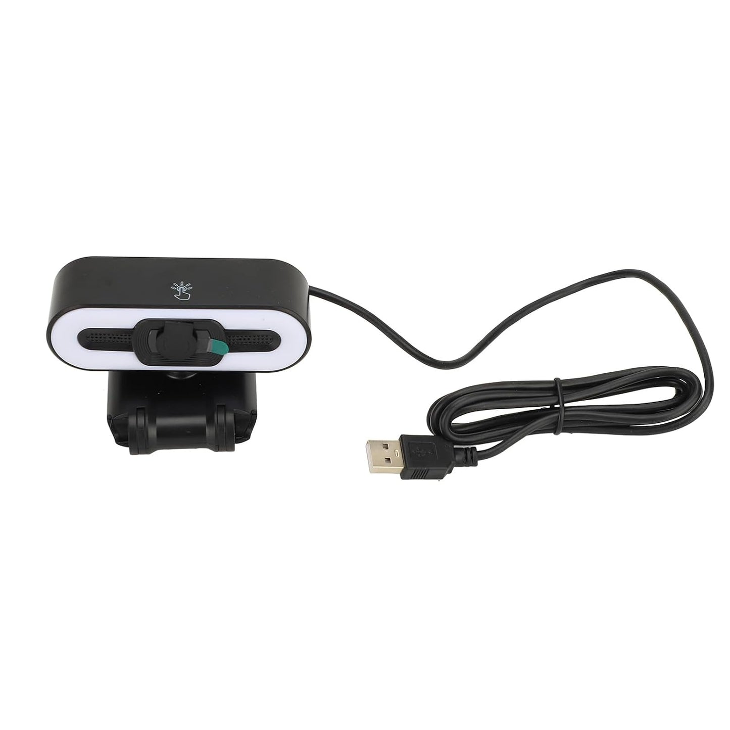 4K Diydeg Webcam for PC, Auto Beauty Camera with Microphone, Cover, Super Bright Fill Light, USB Computer Web Camera