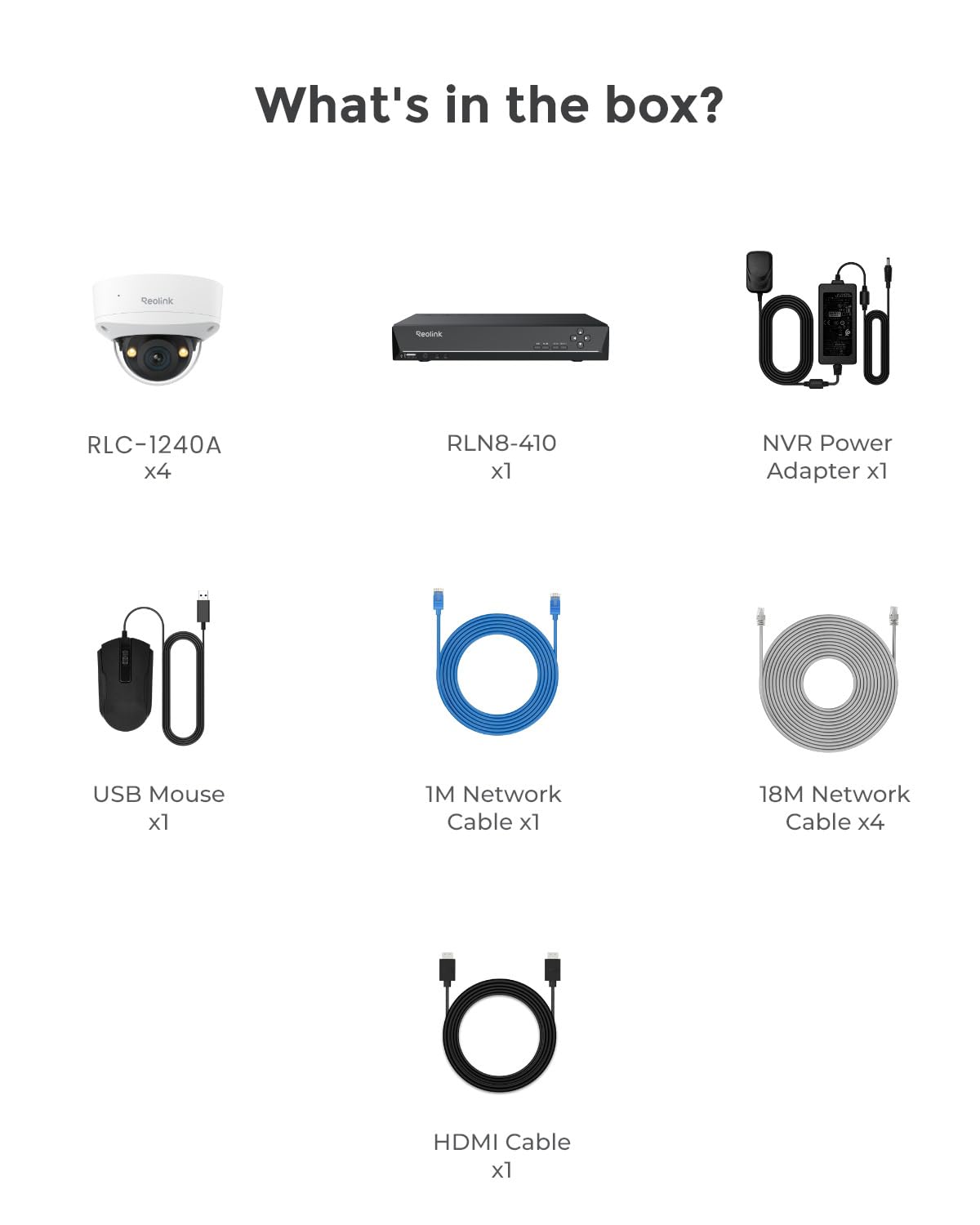 Reolink 12MP 8CH PoE Security Camera System with IK10 Vandalproof, 4pcs Dome PoE Cams Outdoor, Spotlights Color Night Vision, Built-in 2TB HDD, Smart AI Detection, Two-Way Talk, RLK8-1200V4