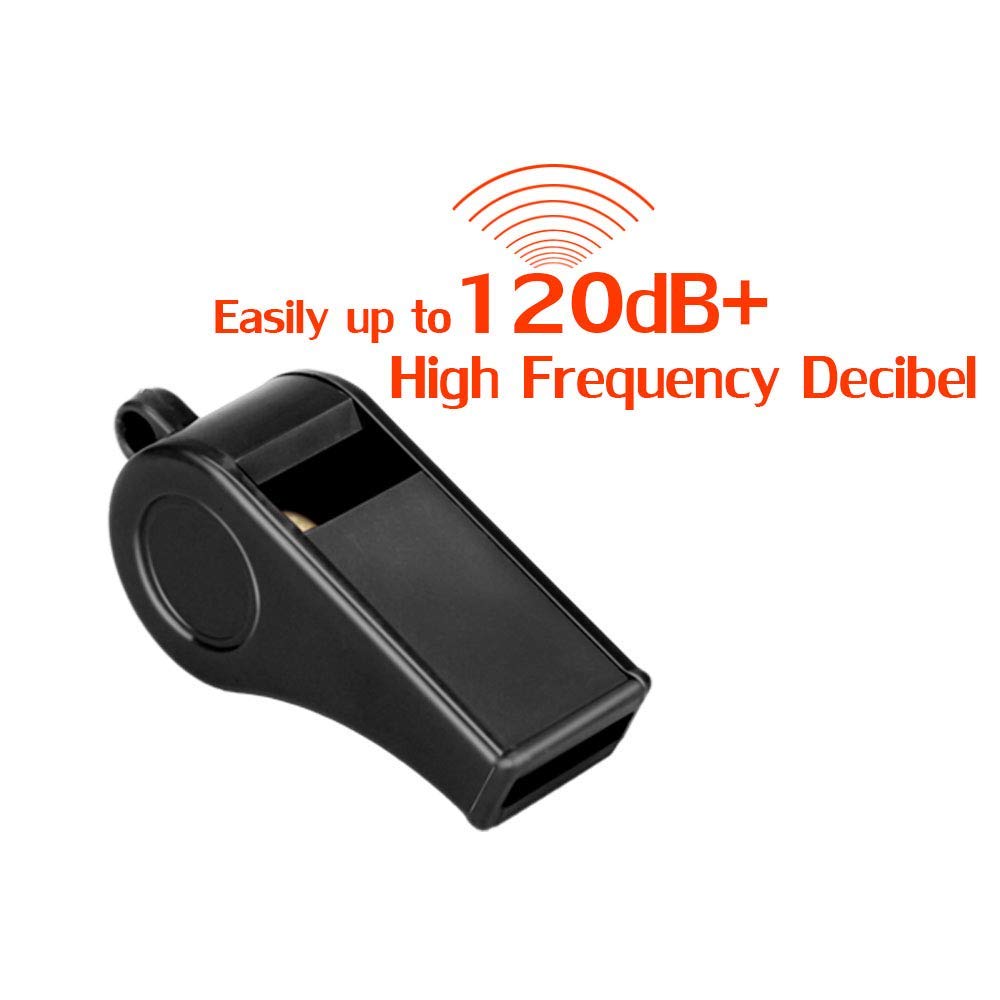 Hipat Whistle, 24PCS Sports Whistles with Lanyard, Loud Crisp Sound Whistles Bulk Perfect for Coaches, Referees, and Officials