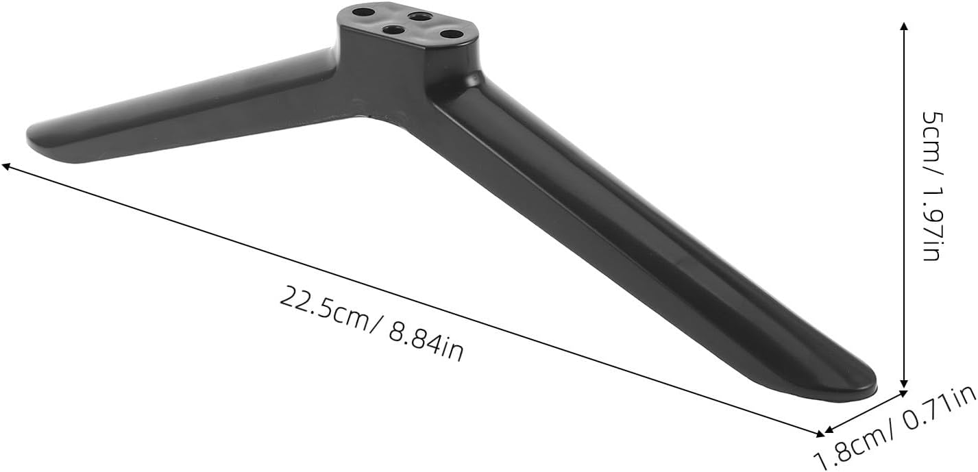 2 40 Inch Pairs TV Stand Replacement Legs with Screws, Non-Slip Support Feet Compatible with Flat Screen TVs, Tabletop