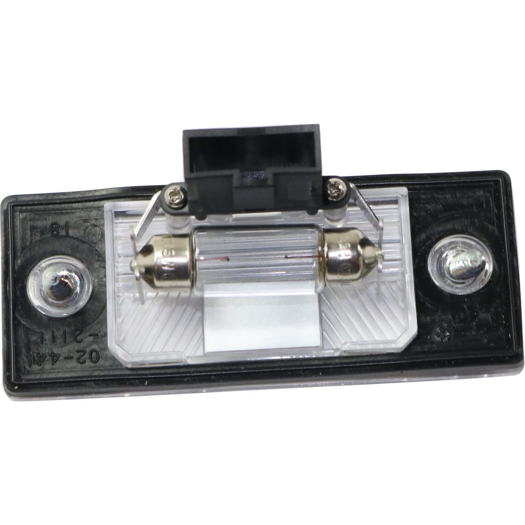 KarParts360 License Plate Light Unit for Volkswagen Tiguan 2009-2014, Driver/Passenger Side, Model VW2870111, Single Piece