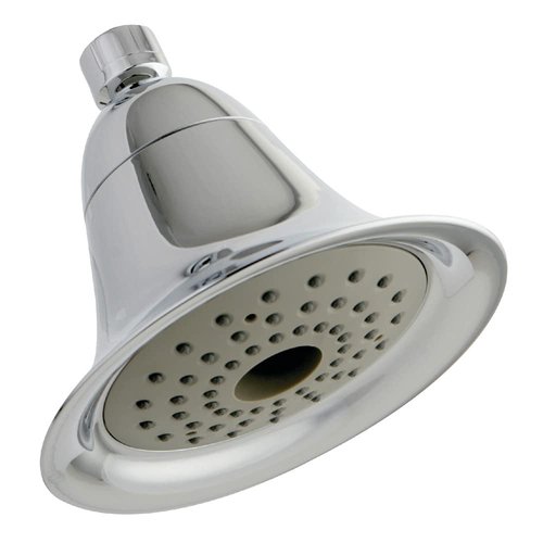 Kingston Brass Watersense KX361 6-inch Diameter High Velocity Aeroflow Shower Head, Polished Chrome