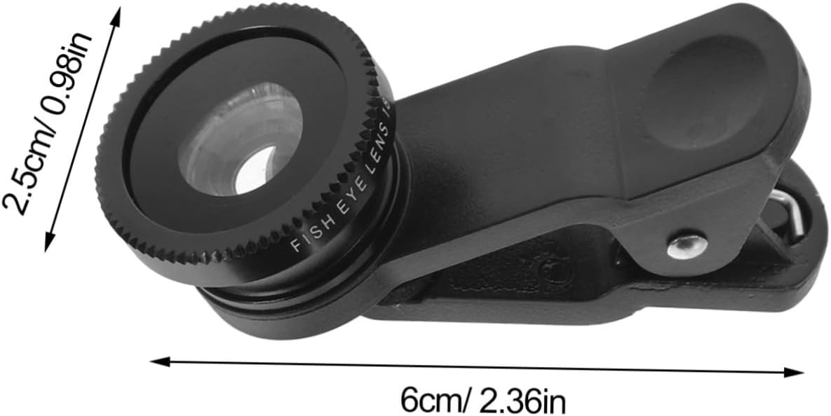ARTIBETTER 1Set Phone Camera Lens Macro Wide Angle Fisheye Lens Kit for Mobile Phones Clip Design for Enhanced