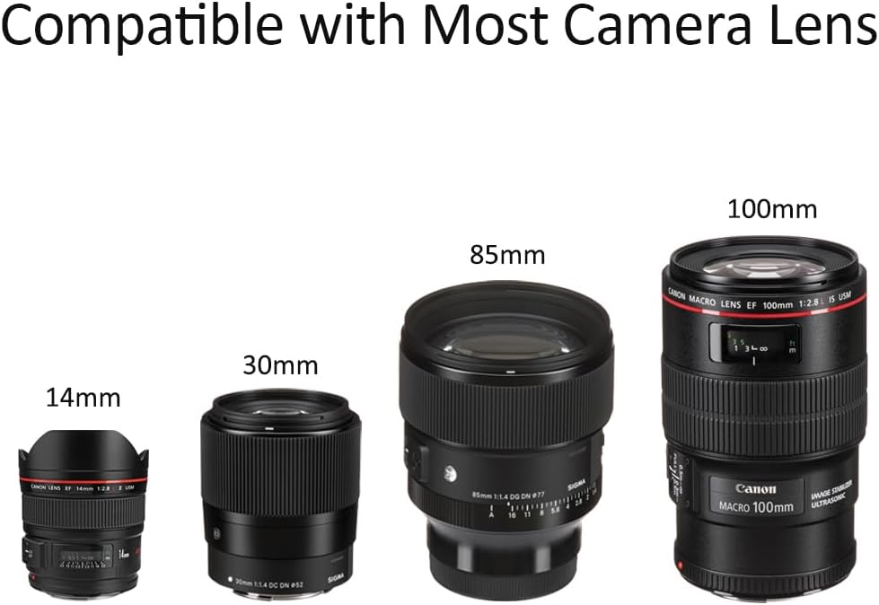 -25, 350mm 4.26" Lens Warmer with Cold Flexible Cable Down to Dew Heater Strip Prevents Lens from Dew, Fog