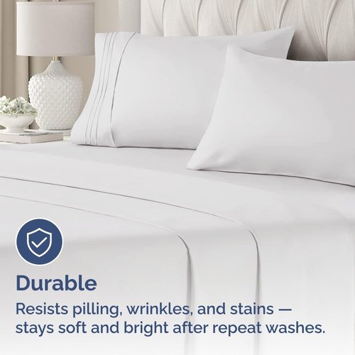 King Standard Pillow Cases - Soft Hotel Quality Covers | Comfy & Fade Resistant - 2 Piece Set in French Grey