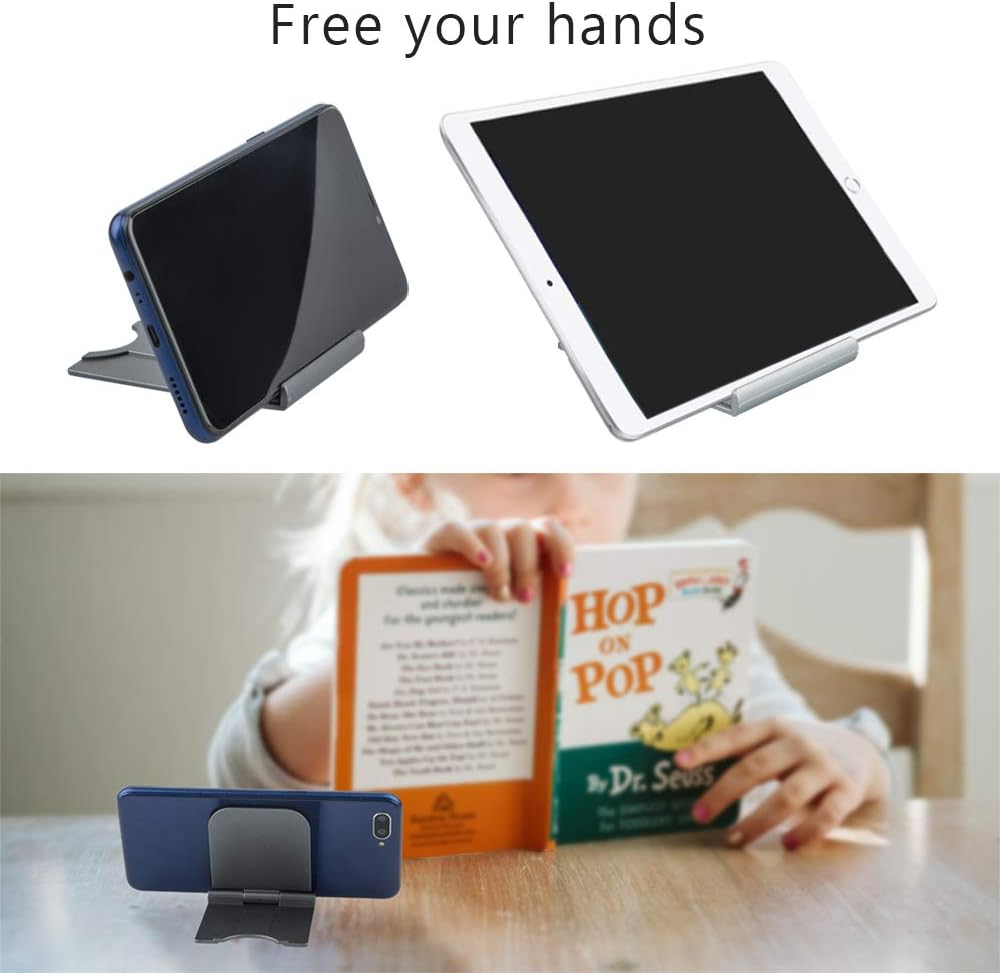 AIFUDA 5 Pcs Foldable Cell Phone Stands, Portable Phone Holder Universal Cellphone Desktop Cradle for Tablets, Reader