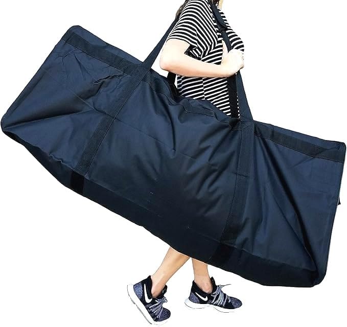 50-inch Heavy Duty Extra Large Duffle, Collapsible Storage Bag, Luggage, Extra Large Storage, Sports Equipment Bag, Camping, Travel, Military, Big Foldable Duffle Bag for Travel