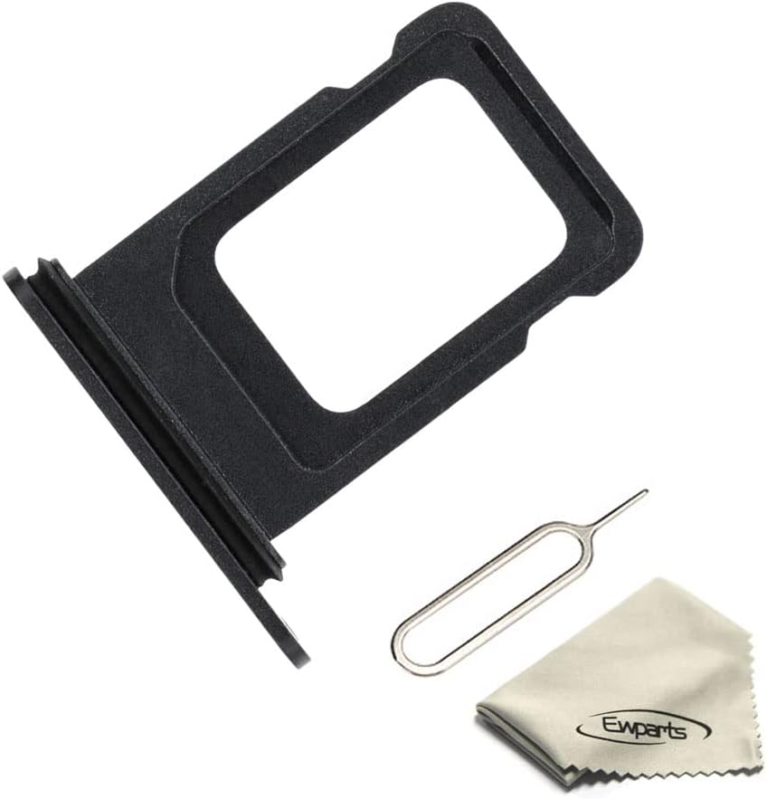13 13 2021 6.1 inches Sim Card Tray Replacement for iPhone Compatible with iPhone Sim Tray Holder Slot (Midnight)