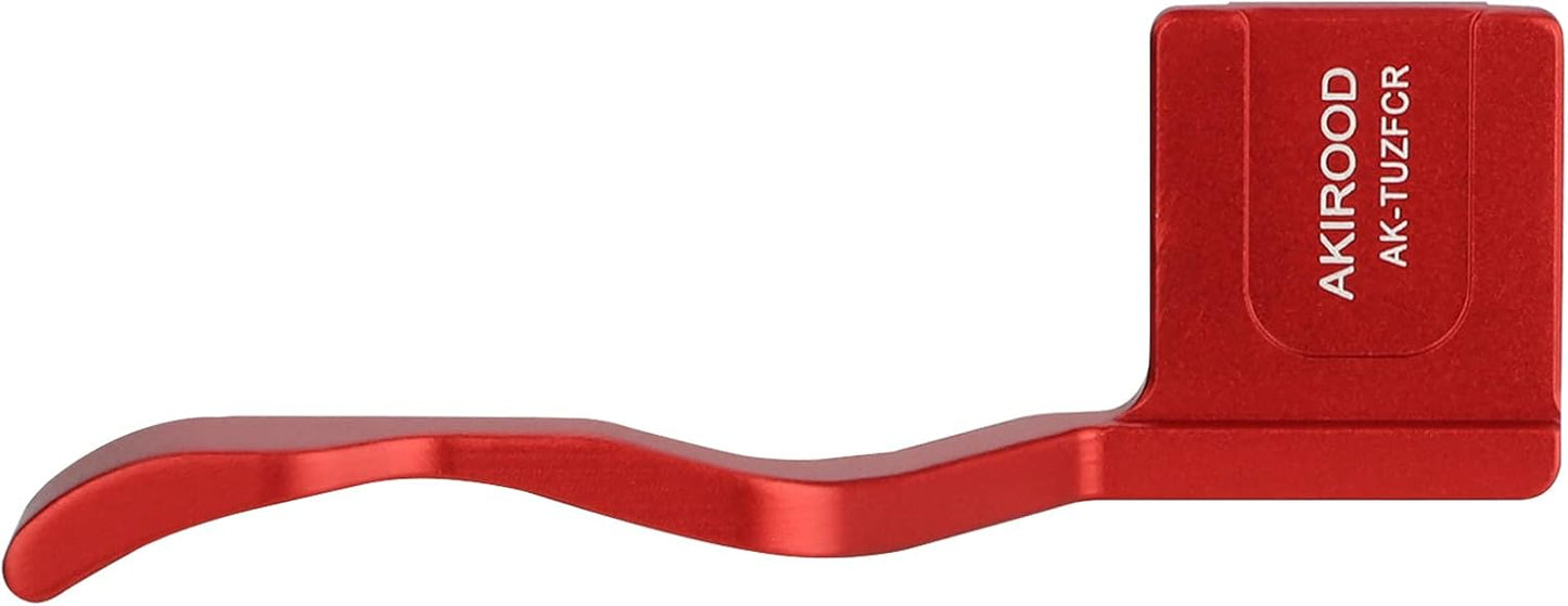 Red Thumb Up Hand Grip for Nikon Z fc Mirrorless Camera - Metal Hot Shoe Support