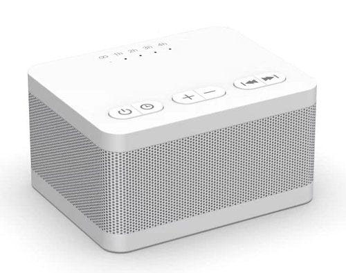 DailyBody Sound Machine White Noise Machine with 30 Soothing Sounds 32 Levels Volume 5 Timers and Memory Function Effectively Blocks Noise Ideal Sleep Machine for Baby Kids Adults… (White)