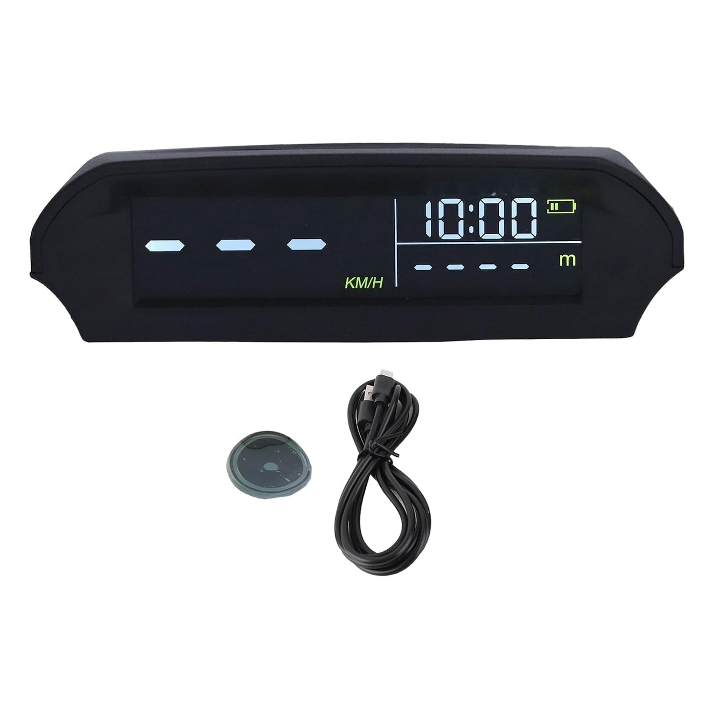 Solar-Powered Multifunctional Vehicle Speedometer HUD Display