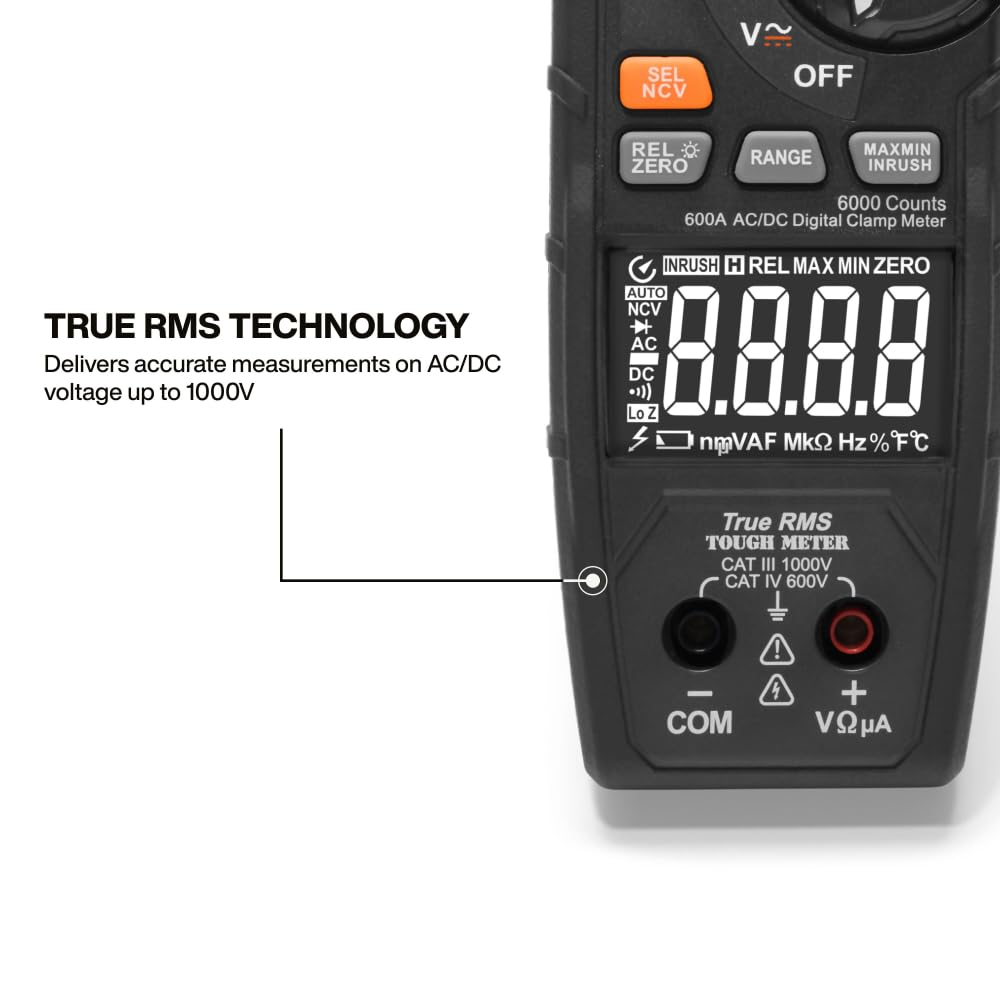 Klein Tools 80195 Digital Multimeter and Clamp Meter Kit, Auto-Ranging TRMS Voltage Tester, 1000V AC/DC, Magnetic Hanger, Professional Test Kit