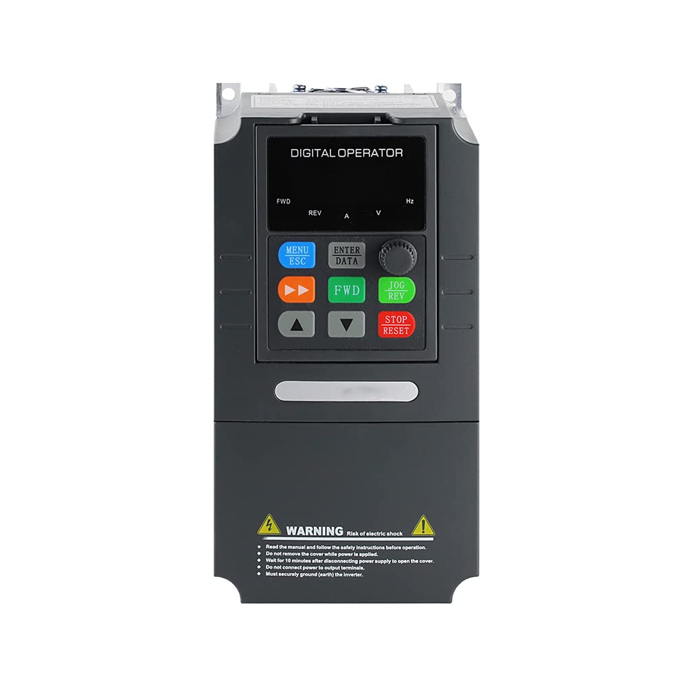 ATO 480V 3-Phase VFD Inverter, 2hp 1.5kW Three Phase Input Output VFD Variable Frequency Drive, 3 Phase 50Hz/60Hz Input 0.00~1000.00Hz Output VFD(480)