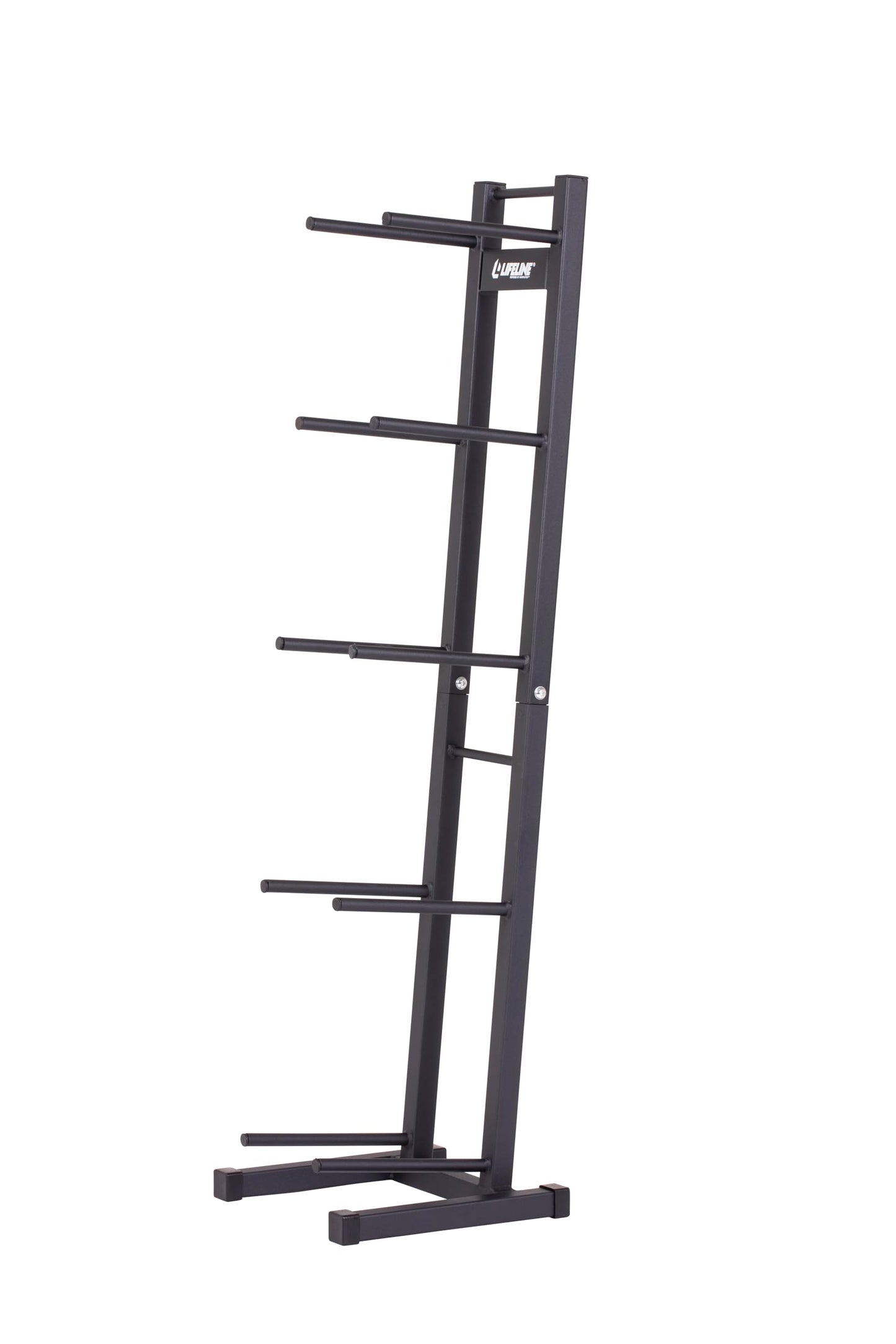 Lifeline Fitness Vertical Medicine Ball Rack with Powder-Coat Finish – Space-Saving 5-Tier Storage for Home & Gym