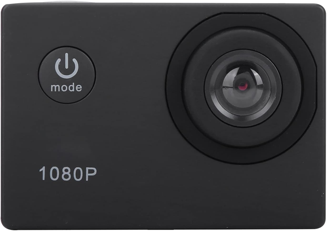 ASHATA A7 1080P 2.0in 30m 140 900mAh Action Camera Camcorder, HD, Screen, Waterproof, Wide Angle, Battery, Black
