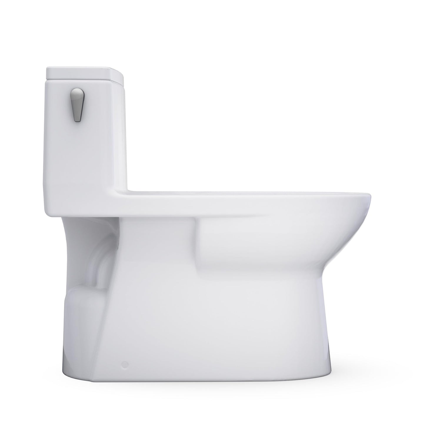 TOTO® Redington™ One-Piece Elongated 1.28 GPF WASHLET®+ and Auto Flush Ready Universal Height Toilet with CEFIONTECT®, Cotton White - CST672CEFGAT40#01