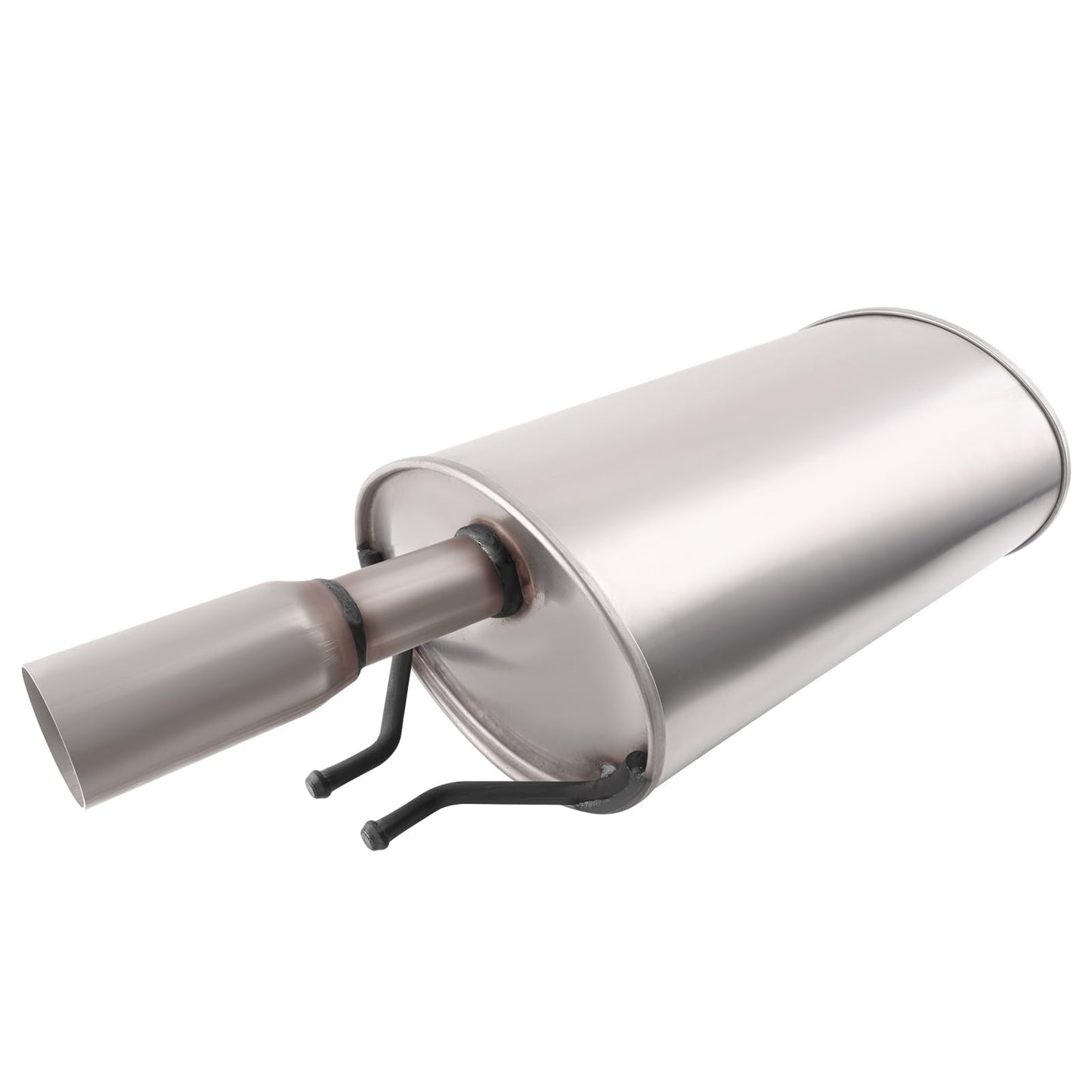 ZHRUIHAN 409 Stainless Steel Rear Exhaust Muffler Compatible for 2006-2011 Civic 1.8L and 2006-2011 Civic Hybrid Sedan 1.3L-Including Gasket and Bolt kit，Repklace OE :604120 EPA
