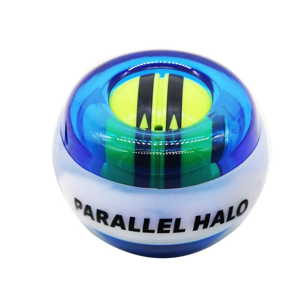 Parallel Halo Power Wrist Ball AUTO Start Gyro Ball with LED Lights Forearm Exerciser Wrist Strengthener for Strengthening Muscle and Bones
