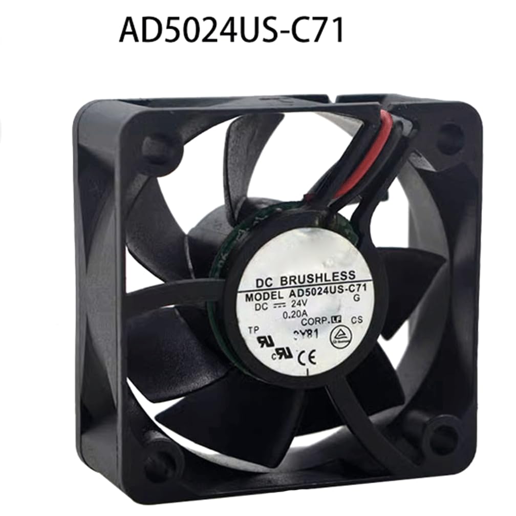 JVHROLW 50MM DC24V 0.20A 4.8W 5020 AD5024US-C71 6200RPM 5CM 50 50 20MM (2pin) Copier Fan Speed Inverter Cooling Fan * *