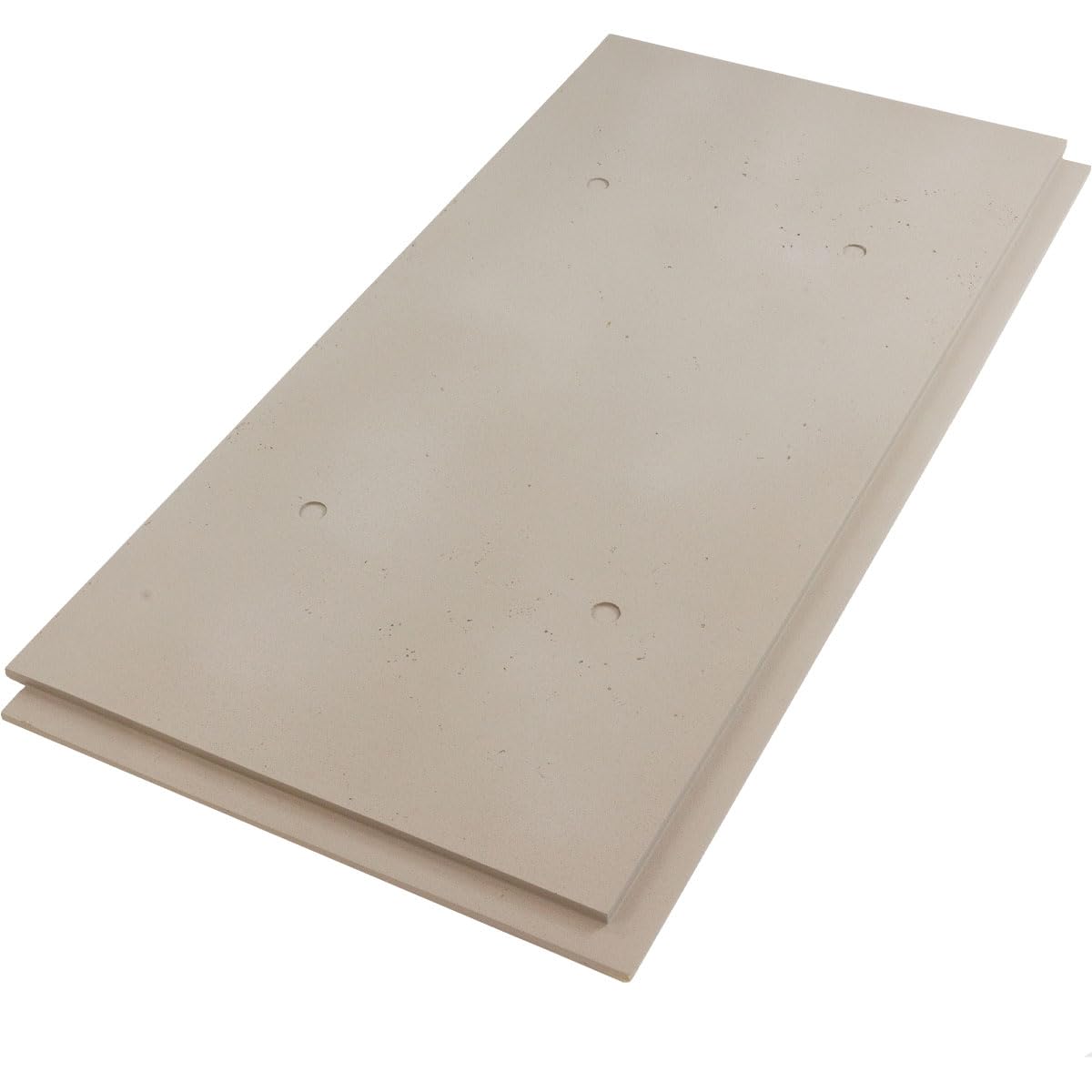 EverStone Modern Smooth Faux Concrete Panel, 48 1/4"W x 24 1/8"H x 7/8"D, Drift Clay