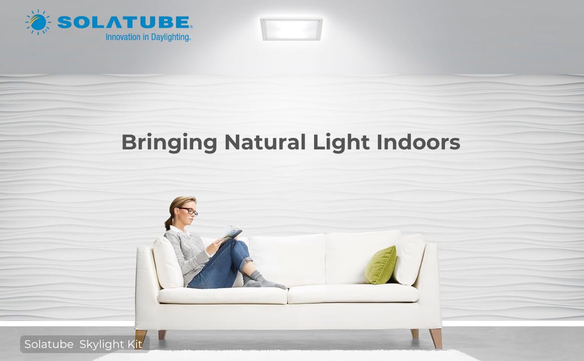 Solatube® 14-Inch Light Add-On Kit – Dual-Purpose Day & Night Solution for 290 DS & 290 ISn Models – Integrated Electric Light for 2-in-1 Ceiling Utility (Skylight Sold Separately)
