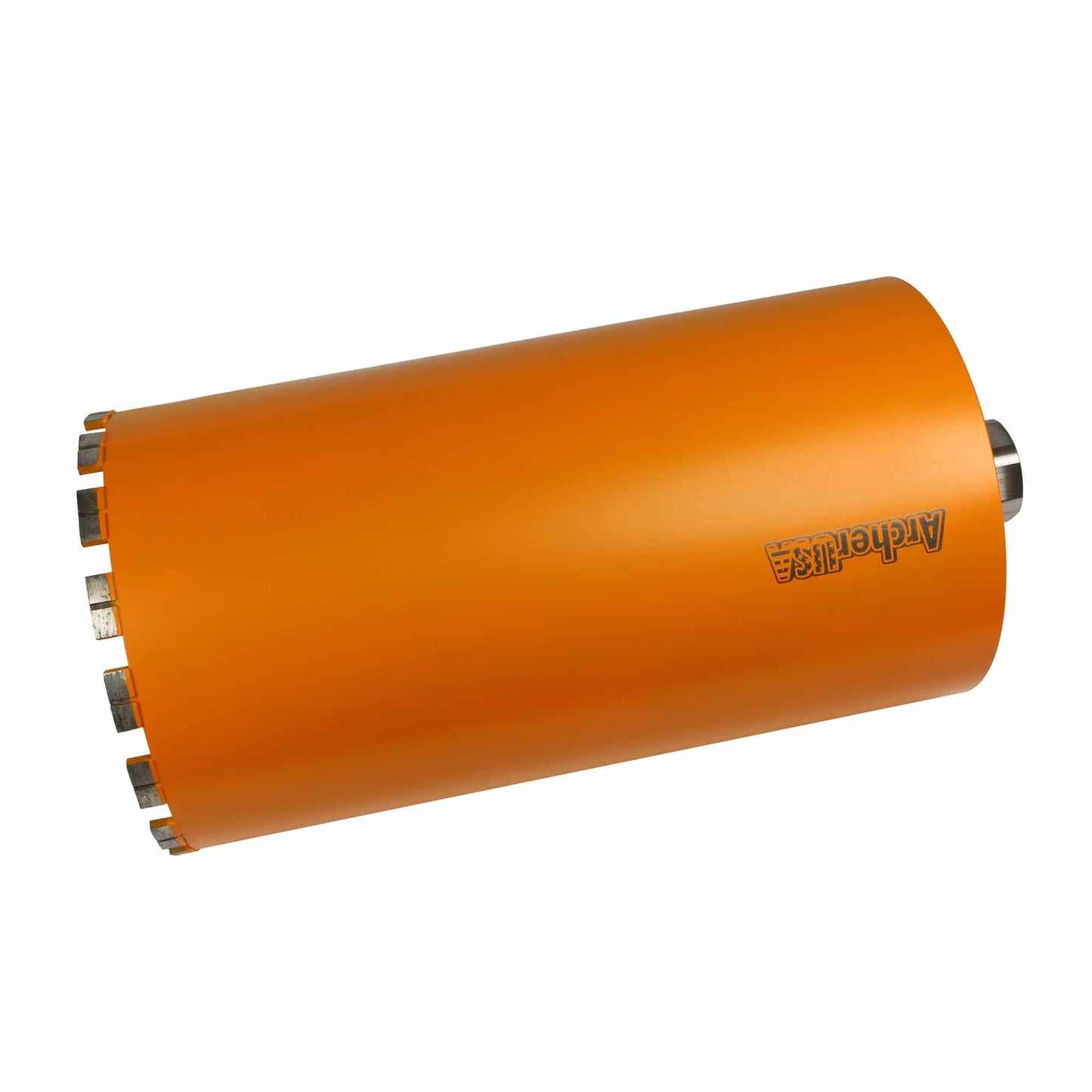 Archer PRO 8” in. Diamond Turbo Core Drill Bit/Hole Saw for Concrete Drilling and Masonry. 14” Drill Depth, 1-1/4” in. -7 Arbor for Core Drill Stand Rig, Dry and Wet Use