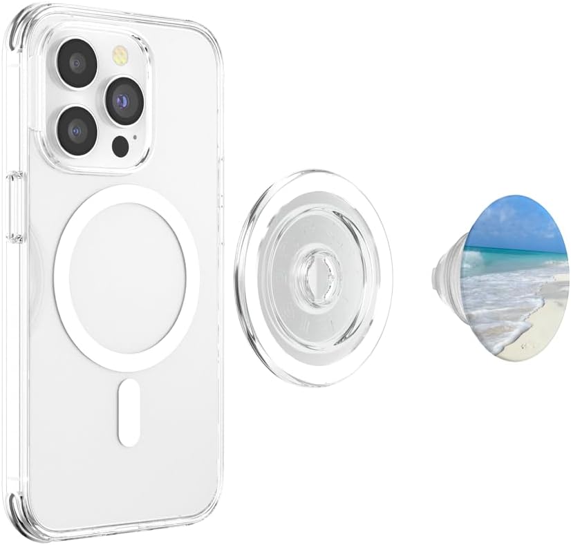 CJ Grips Summer Beach and Ocean PopSockets PopGrip for MagSafe
