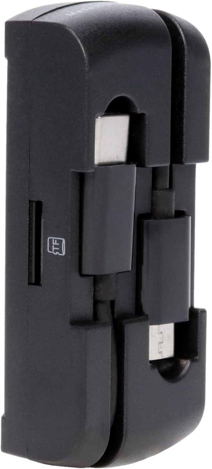 MUDDY 2-in-1 Memory Card Reader for Micro USB & USB-C Devices