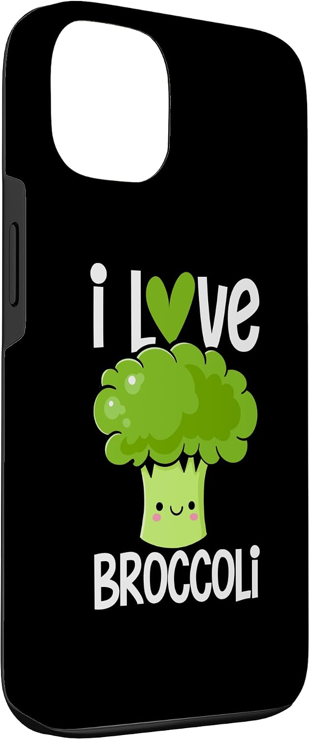 Best Broccoli Gifts Healthy Vegetable Leafy 13 iPhone Cool Broccoli Vegetarian Vegan Vegetable Food For Men Women Case