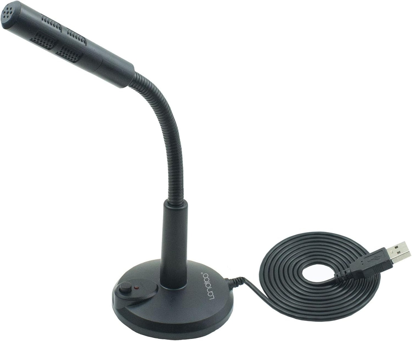 LANDIBO K050 USB Microphone, Plug and Play Desktop Laptop gooseneck Microphone, Suitable for Games, conferences