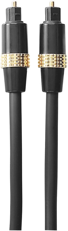 AUVIO 6-Foot Fiber Optical Audio Toslink Cable