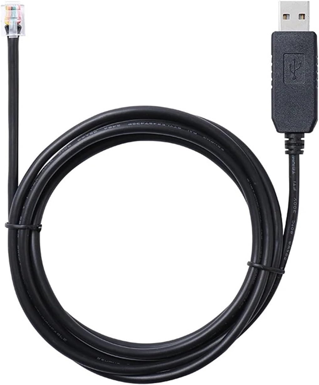 Skcvmn CP2102 RS232 RJ12 6P6C Cable(1m) Or-on Syn-can GoTo Hand Control Serial Cable USB Serial Port to PC Link