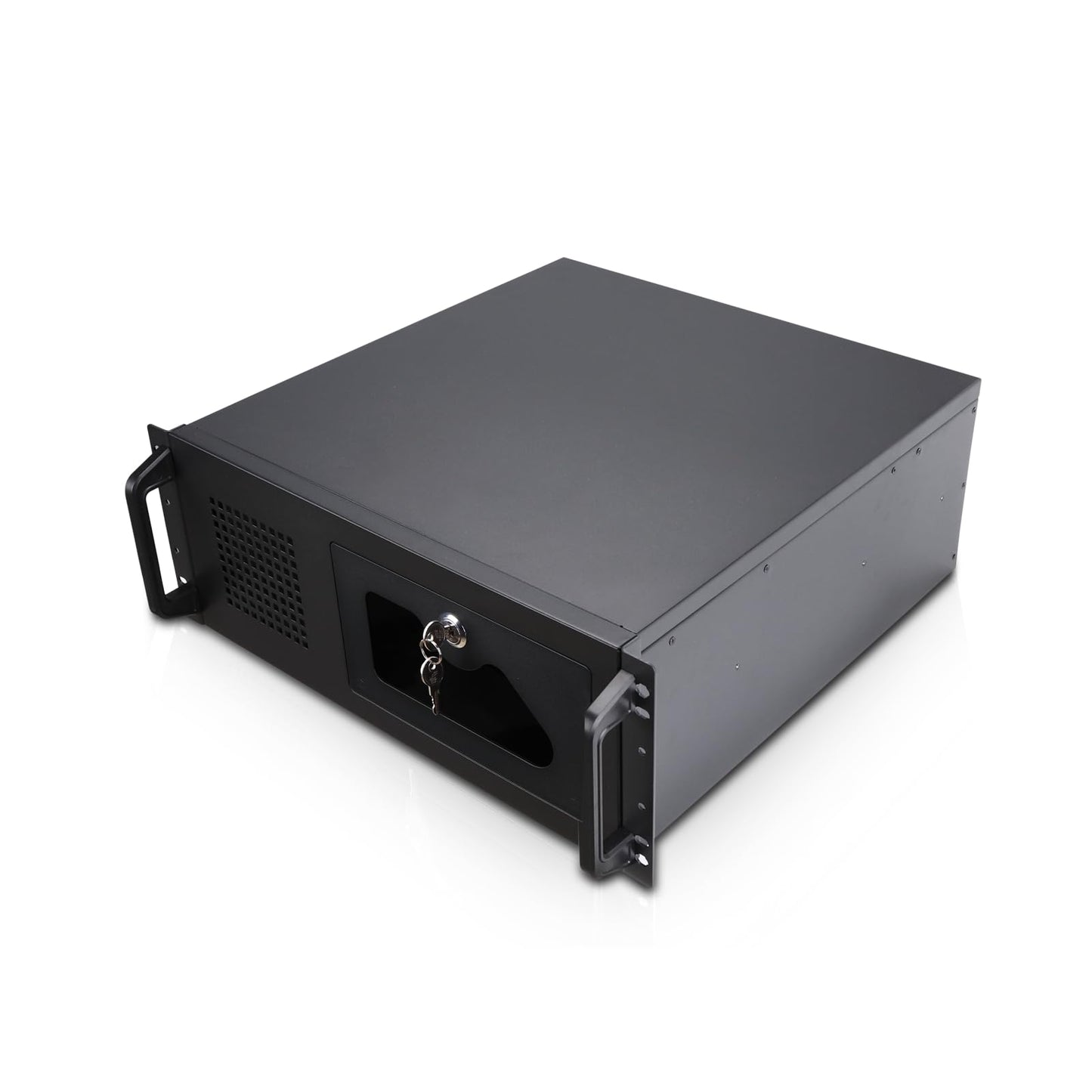 Rosewill 4U Server Chassis Rackmount Case | 7 x 3.5 Bays, 2 x 5.25 Devices| ATX, CEB Compatible | 1 x 120mm PWM Fan, 2 x 80mm PWM Fans | 2 x USB 3.0 | Front Panel Lock and Key | - RSV-R4100U