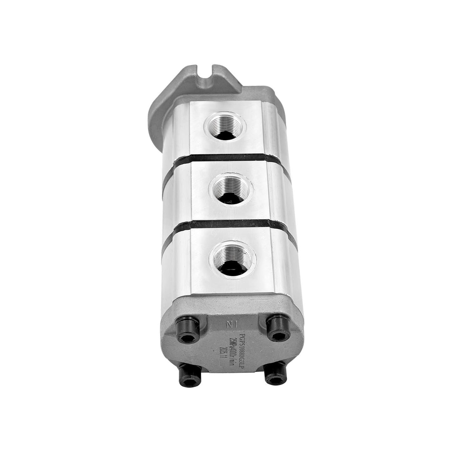 PGP510888G3LP Triple Hydraulic Pump, Fast Response Hydraulic Gear Pump for Skid Steer Loader