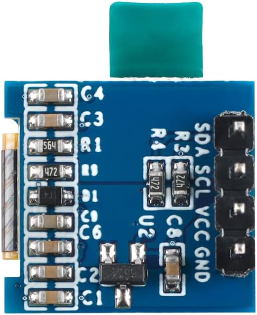 JESSINIE 2pcs 0.49" I2C 64x32 SSD1306 OLED Display Module, IIC White Screen, for DIY Projects