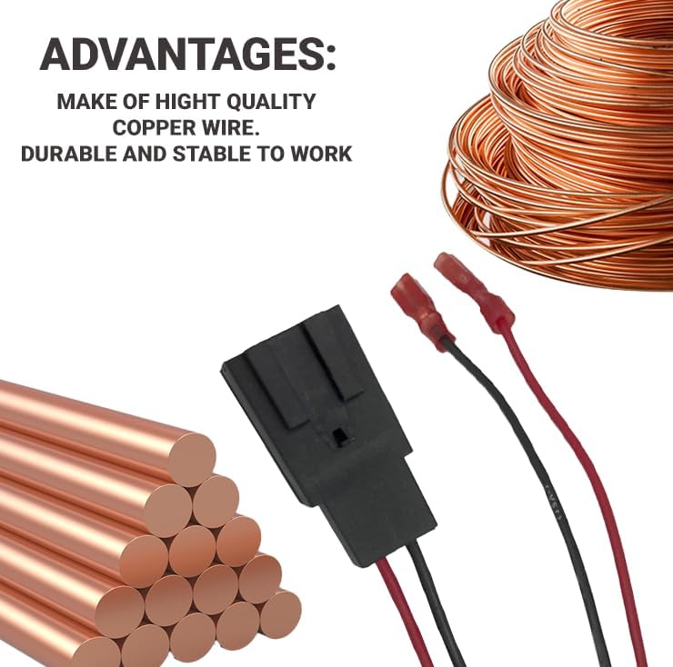 YYTQP 4 PC2-821 C2 1999-2015 PCS Door Speaker Wiring Harness, Audio Speaker Wire Cable Compatible with Peugeot Citroen