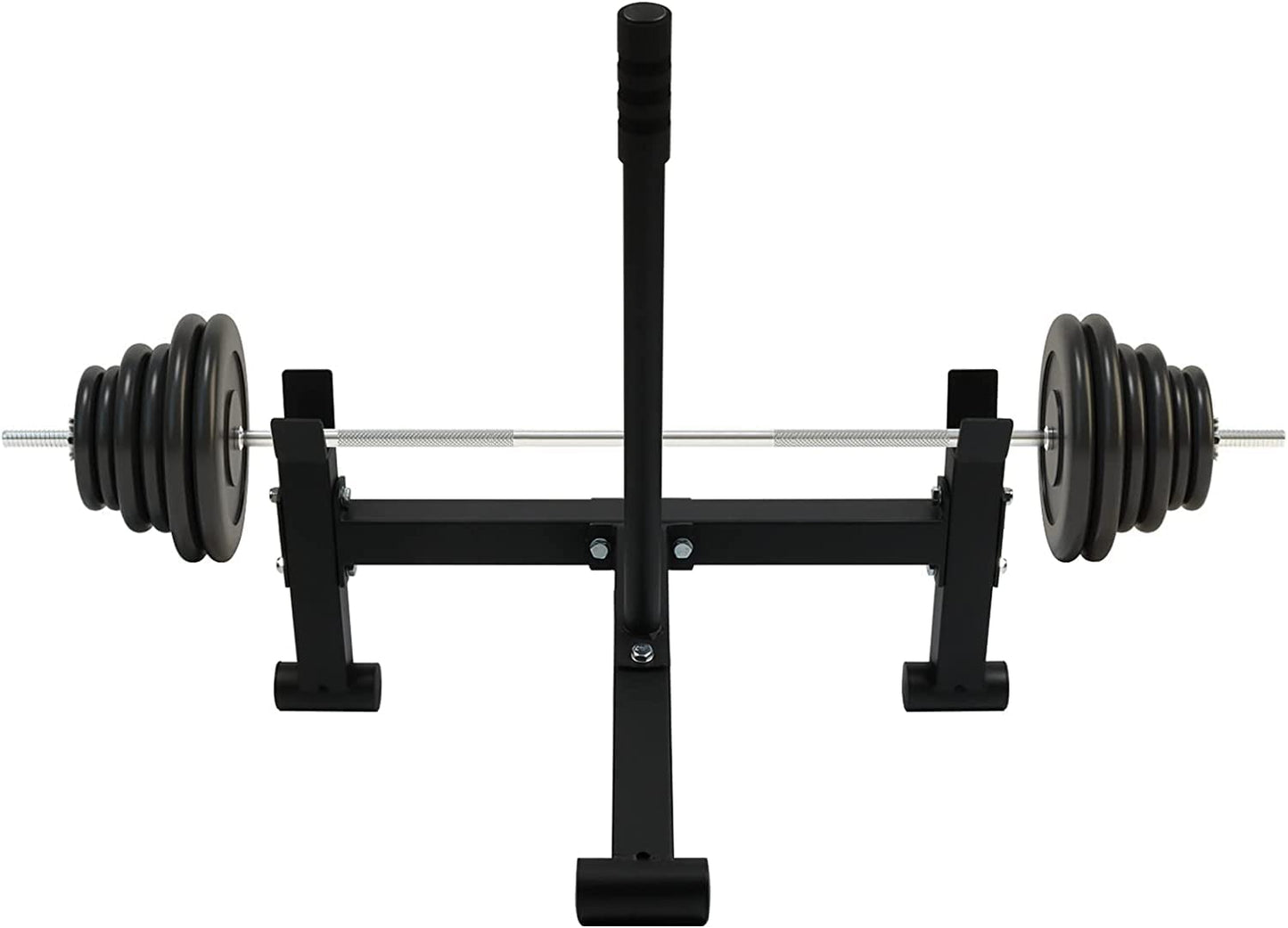 Deadlift Barbell Jack Stand, Heavy Duty Steel Deadlift Jack for Easy Changing Plates, Anti-slip Handle Deadlift Stand, Home Gym Deadlift Exercises, Weight Training Equipment, 800lb Capacity